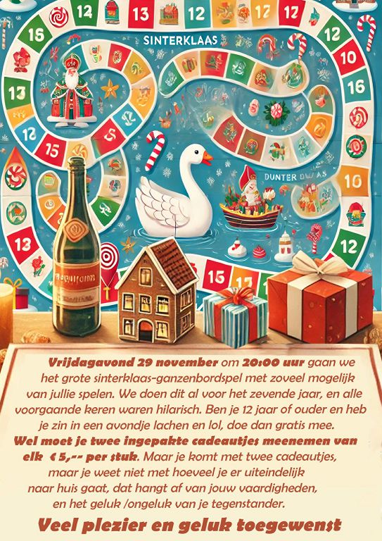 Sinterklaas-ganzenbordspel